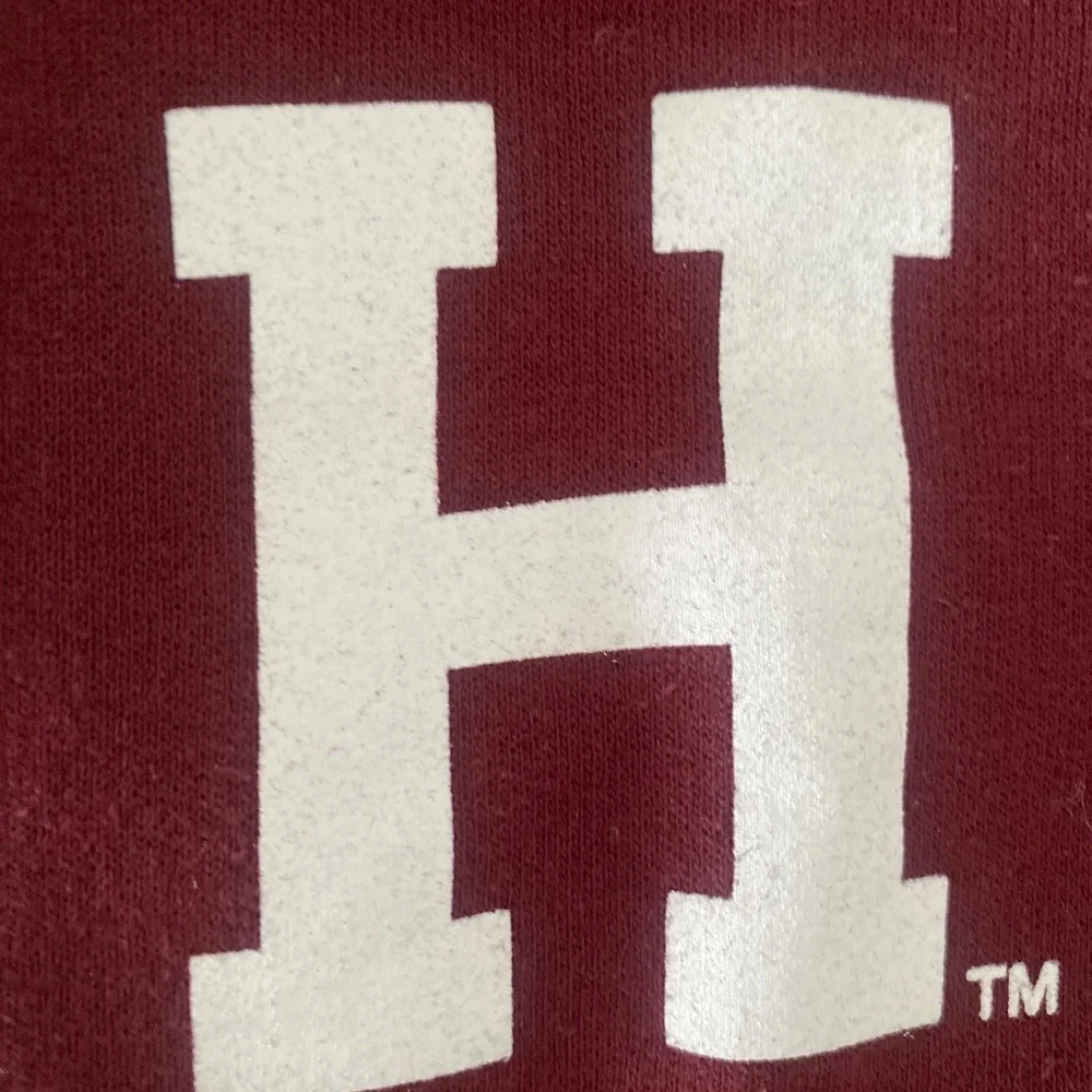 Champion Harvard crew neck sweatshirt Size xs burgundy maroon pullover - Picture 6 of 6